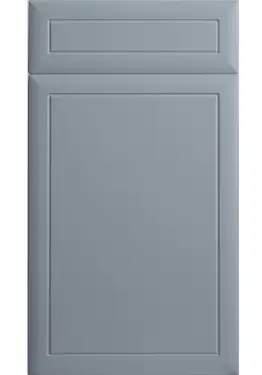 Click Here To Enlarge This Photo Of Bella Supermatt Denim : Style : Euroline. MDF Vinyl Wrapped Door/Drawer