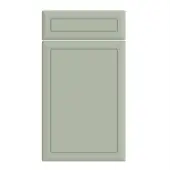 Bella Supermatt Sage Green : Style : Euroline. MDF Vinyl Wrapped Door/Drawer