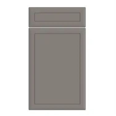Click Here To Enlarge This Photo Of Bella Supermatt Dust Grey : Style : Euroline. MDF Vinyl Wrapped Door/Drawer