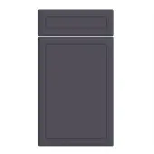 Bella Supermatt Indigo Blue : Style : Euroline. MDF Vinyl Wrapped Door/Drawer