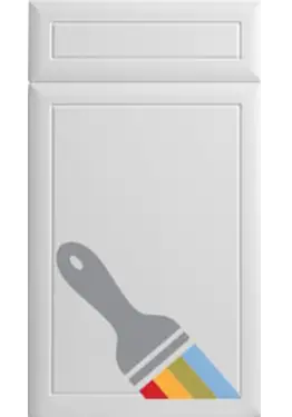 Click Here To Enlarge This Photo Of Bella Paintable : Style : Euroline. MDF Vinyl Wrapped Door/Drawer