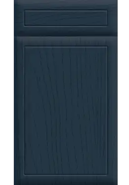 Click Here To Enlarge This Photo Of Bella Paintflow Matt Indigo Blue : Style : Euroline. MDF Vinyl Wrapped Door/Drawer
