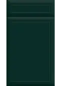 Bella Supermatt Fir Green : Style : Euroline. MDF Vinyl Wrapped Door/Drawer