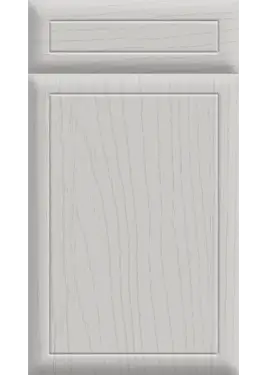 Click Here To Enlarge This Photo Of Bella Paintflow Matt Light Grey : Style : Euroline. MDF Vinyl Wrapped Door/Drawer