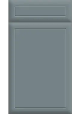 Click Here To Enlarge This Photo Of Bella Supermatt Mood Grey : Style : Euroline. MDF Vinyl Wrapped Door/Drawer