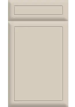 Click Here To Enlarge This Photo Of Bella Supermatt Taupe Grey : Style : Euroline. MDF Vinyl Wrapped Door/Drawer