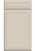 Bella Supermatt Taupe Grey : Style : Euroline. MDF Vinyl Wrapped Door/Drawer