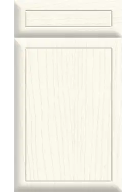 Click Here To Enlarge This Photo Of Bella Paintflow Matt White : Style : Euroline. MDF Vinyl Wrapped Door/Drawer