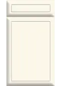 Bella Antique White : Style : Euroline. MDF Vinyl Wrapped Door/Drawer