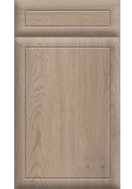 Click Here To Enlarge This Photo Of Bella Cremona Oak Cannolo : Style : Euroline. MDF Vinyl Wrapped Door/Drawer