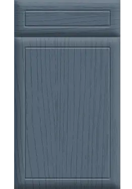 Click Here To Enlarge This Photo Of Bella Paintflow Colonial Blue : Style : Euroline. MDF Vinyl Wrapped Door/Drawer