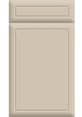 Click Here To Enlarge This Photo Of Bella Supermatt Macademia : Style : Euroline. MDF Vinyl Wrapped Door/Drawer