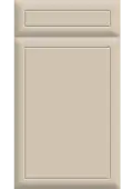 Bella Supermatt Macademia : Style : Euroline. MDF Vinyl Wrapped Door/Drawer