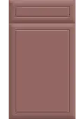 Bella Supermatt Rusty Red : Style : Euroline. MDF Vinyl Wrapped Door/Drawer
