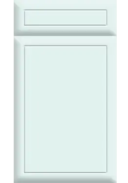 Click Here To Enlarge This Photo Of Bella Supermatt Scandinavian Blue : Style : Euroline. MDF Vinyl Wrapped Door/Drawer