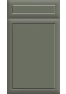 Click Here To Enlarge This Photo Of Bella Supermatt Smoke Green : Style : Euroline. MDF Vinyl Wrapped Door/Drawer