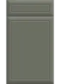 Bella Supermatt Smoke Green : Style : Euroline. MDF Vinyl Wrapped Door/Drawer