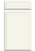 Bella Supermatt White Grey : Style : Euroline. MDF Vinyl Wrapped Door/Drawer