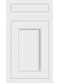 Bella Satin White : Style : Helmsley. MDF Vinyl Wrapped Door/Drawer