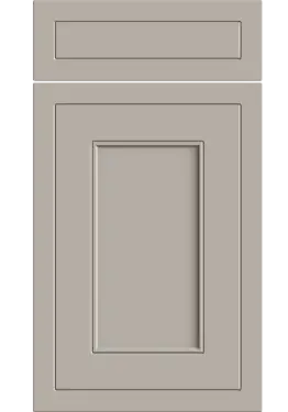 Click Here To Enlarge This Photo Of Bella Supermatt Pebble : Style : Helmsley. MDF Vinyl Wrapped Door/Drawer