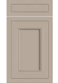 Bella Supermatt Cashmere : Style : Helmsley. MDF Vinyl Wrapped Door/Drawer