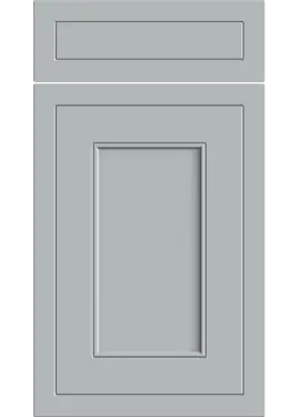 Click Here To Enlarge This Photo Of Bella Matt Dove Grey : Style : Helmsley. MDF Vinyl Wrapped Door/Drawer