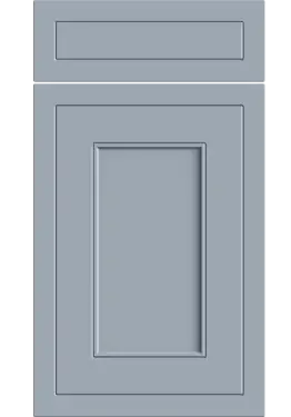 Click Here To Enlarge This Photo Of Bella Supermatt Denim : Style : Helmsley. MDF Vinyl Wrapped Door/Drawer
