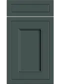 Bella Supermatt Kombu Green : Style : Helmsley. MDF Vinyl Wrapped Door/Drawer