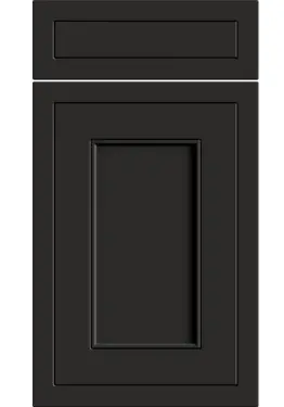 Click Here To Enlarge This Photo Of Bella Supermatt Graphite : Style : Helmsley. MDF Vinyl Wrapped Door/Drawer