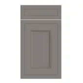 Bella Supermatt Dust Grey : Style : Helmsley. MDF Vinyl Wrapped Door/Drawer