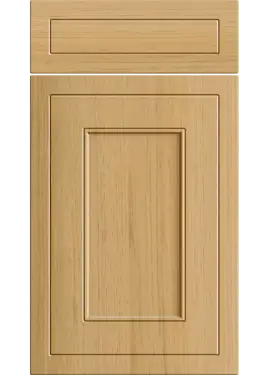Click Here To Enlarge This Photo Of Bella Lissa Oak : Style : Helmsley. MDF Vinyl Wrapped Door/Drawer