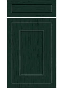 Click Here To Enlarge This Photo Of Bella Paintflow Matt Fir Green : Style : Helmsley. MDF Vinyl Wrapped Door/Drawer