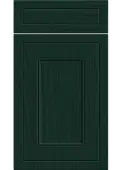 Bella Paintflow Matt Fir Green : Style : Helmsley. MDF Vinyl Wrapped Door/Drawer