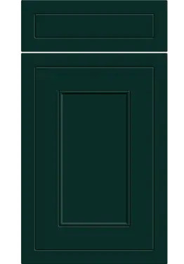 Click Here To Enlarge This Photo Of Bella Supermatt Fir Green : Style : Helmsley. MDF Vinyl Wrapped Door/Drawer