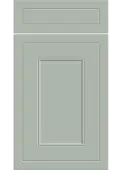 Bella Matt Pistachio Green : Style : Helmsley. MDF Vinyl Wrapped Door/Drawer