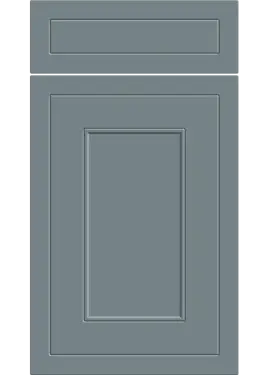 Click Here To Enlarge This Photo Of Bella Supermatt Mood Grey : Style : Helmsley. MDF Vinyl Wrapped Door/Drawer