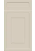 Bella Supermatt Taupe Grey : Style : Helmsley. MDF Vinyl Wrapped Door/Drawer