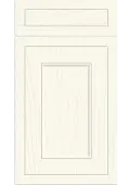 Bella Paintflow Matt White : Style : Helmsley. MDF Vinyl Wrapped Door/Drawer