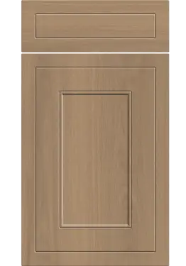 Click Here To Enlarge This Photo Of Bella Canella Oak : Style : Helmsley. MDF Vinyl Wrapped Door/Drawer