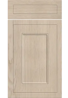 Click Here To Enlarge This Photo Of Bella Cremona Oak Cotta : Style : Helmsley. MDF Vinyl Wrapped Door/Drawer