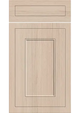 Click Here To Enlarge This Photo Of Bella Light Vicenza Oak : Style : Helmsley. MDF Vinyl Wrapped Door/Drawer