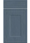 Bella Paintflow Colonial Blue : Style : Helmsley. MDF Vinyl Wrapped Door/Drawer