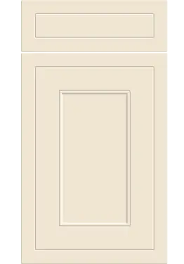 Click Here To Enlarge This Photo Of Bella Supermatt Carat Beige : Style : Helmsley. MDF Vinyl Wrapped Door/Drawer