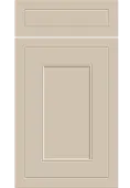 Bella Supermatt Macademia : Style : Helmsley. MDF Vinyl Wrapped Door/Drawer