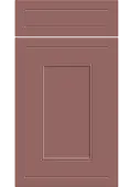Bella Supermatt Rusty Red : Style : Helmsley. MDF Vinyl Wrapped Door/Drawer