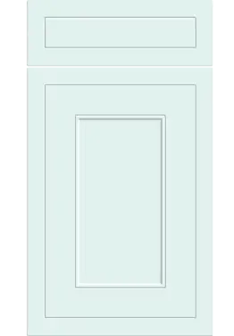 Click Here To Enlarge This Photo Of Bella Supermatt Scandinavian Blue : Style : Helmsley. MDF Vinyl Wrapped Door/Drawer