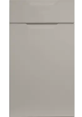 Click Here To Enlarge This Photo Of Bella Supermatt Pebble : Style : Integra. MDF Vinyl Wrapped Door/Drawer
