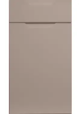 Click Here To Enlarge This Photo Of Bella Supermatt Cashmere : Style : Integra. MDF Vinyl Wrapped Door/Drawer