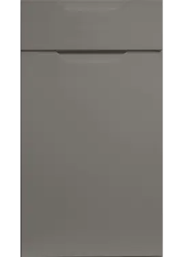 Click Here To Enlarge This Photo Of Bella Supermatt Taupe : Style : Integra. MDF Vinyl Wrapped Door/Drawer