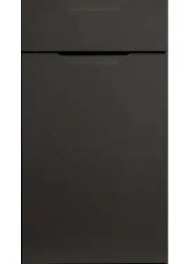 Click Here To Enlarge This Photo Of Bella Supermatt Graphite : Style : Integra. MDF Vinyl Wrapped Door/Drawer